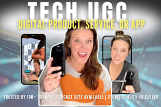 be your ugc spokesperson for saas and mobile apps