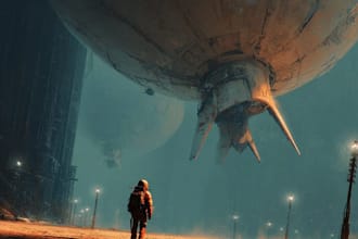 create stunning sci fi illustrations and futuristic artwork