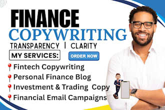 do finance copywriting, article submission, technical writing, personal finance