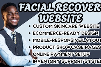 design facial recovery site anti aging product site skincare site peptide site