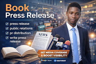 write and distribute professional press release pr public relation distribution