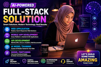 build an ai powered full stack web application