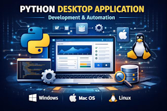 build a custom python desktop application for windows, mac, or linux