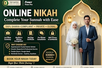 conduct an online nikah for international couples