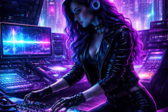 ghost produce darkwave, goth, synthwave and cyberpunk music