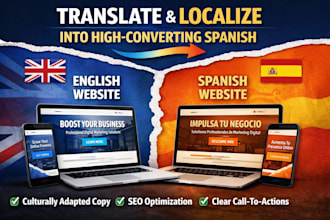 translate and localize your website into high converting spanish