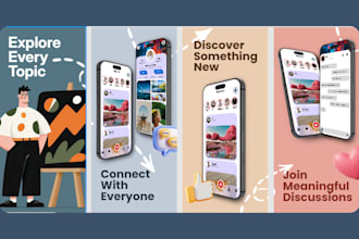 design professional app store and play store screenshots