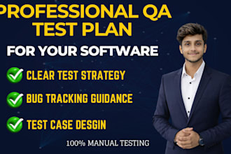 create a professional QA test plan for your software