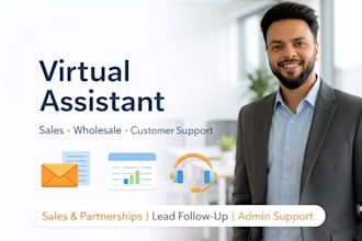 be your virtual assistant for sales and customer support
