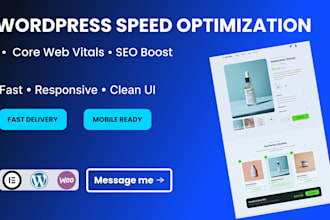 optimize wordpress speed and improve core web vitals