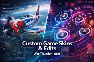 create custom war thunder skins, osu skins, edit for war thunder