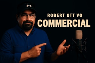 provide pro voice over, narration, and character voices
