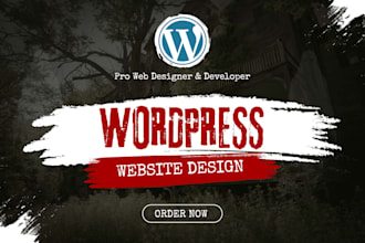 design a professional wordpress website with drag and drop builder