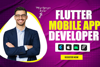 create a custom flutter app for ios and android