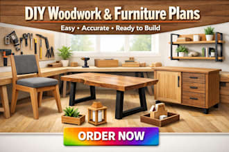 make DIY woodwork and furniture building plans
