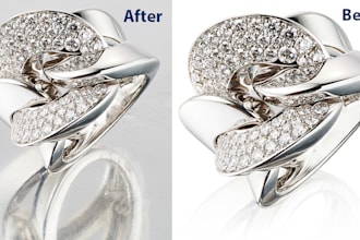 retouch jewelry photos for ecommerce and catalog