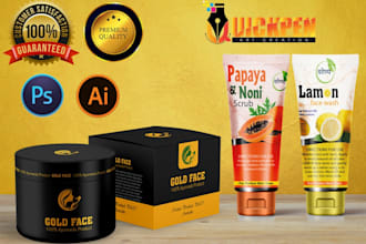 design a beauty, skincare, and cosmetic logo with branding
