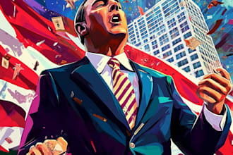draw satire, editorial or political cartoons