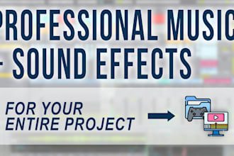 create all the music and sound effects for your project