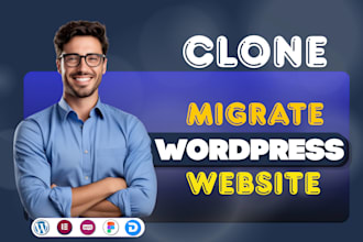 migrate hosting clone weebly joomla duda to wordpress divi elementor website