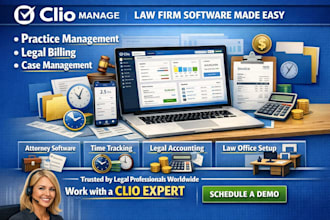 setup and configure clio manage for complete law practice management