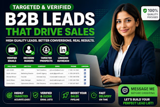 generate targeted b2b leads with verified business emails