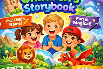 create a personalized storybook for kids