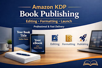 help turn manuscripts into polished, professional books on amazon KDP