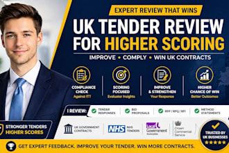 write and review your UK tender response for compliance and higher scoring