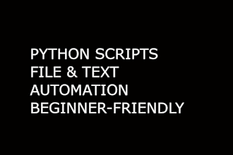 basic python scripts  file automatization