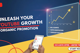 organic youtube video promotion with channel growth