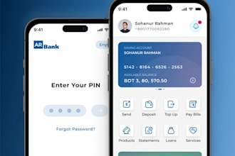build a custom neobank and digital wallet app with secure payment gateway