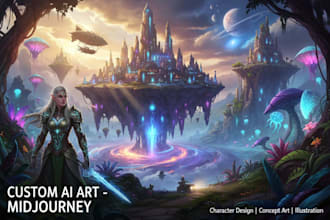 do amazing ai art and high quality images using midjourney