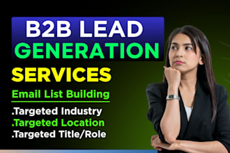 do targeted b2b lead generation with manual prospect research