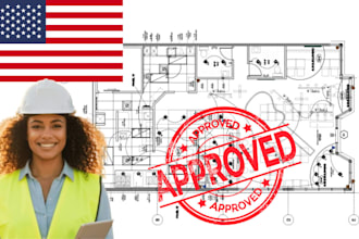 draw and stamp floor plan, adu plans, garage conversion plan backyard adu design