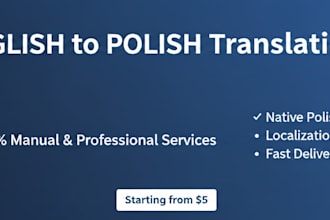 translate your content between english polish