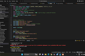 build a custom python flask crud web application with mysql