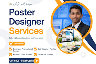 design professional posters for any purpose