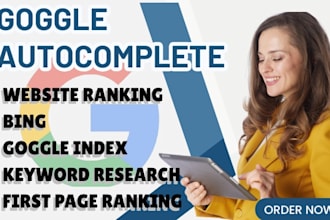 google autocomplete website ranking autosuggestion keyword research first page
