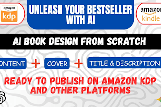 write and design a complete ai book for amazon KDP