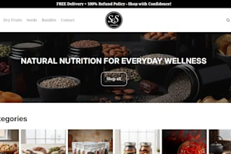 build a professional shopify store or branded website