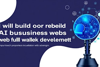 build or rebuild ai business websites with full stack development