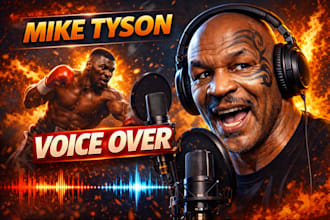 record mike tyson voice over with impressions