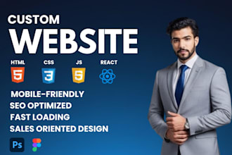 build responsive HTML, CSS, js website cross browser adaptive