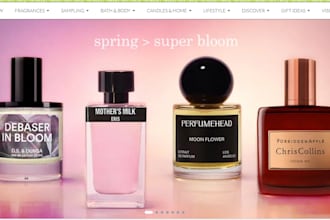 design perfume shopify store fragrance store cosmetics website
