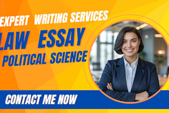 write law,essay, case briefs, criminology, legal research
