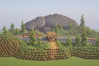 a custom terrain for your minecraft world