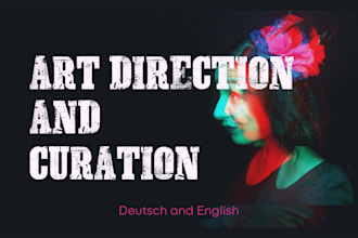 be your visual art director and curator