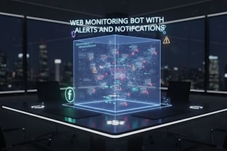 build a web monitoring bot with alerts and notifications