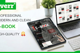 design a professional PDF ebook, lead magnet, or workbook